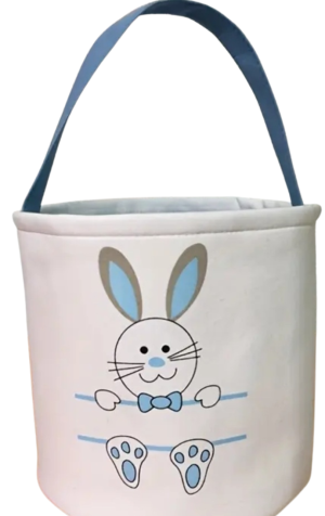 BLUE PEAKING BUNNY