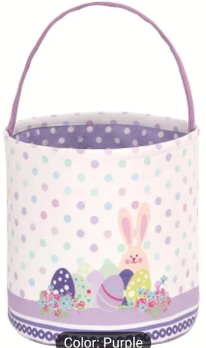 PURPLE POLKA DOT BAG